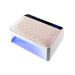 X40 Rechargeable Pink Wireless Uv 69beads 178w Master Led Gel Nails Dryer Lamp with Hand Pillow