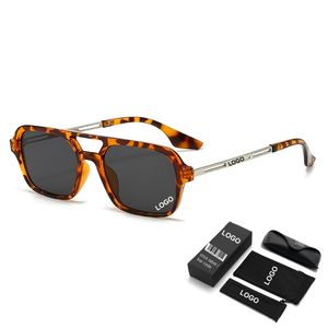 Gafas de Sol LiEr, Diseño Moderno, HD, Anti-Reflejantes, UV400, Protección Contra Rayos, Deportivas de Lujo, con Logotipo Personalizado, Doble Viga, Estilo Piloto - Product Image 1
