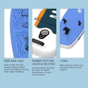 Tabla de Paddle Surf Inflable de Varios Tamaños y Colores, Tabla de SUP Inflable para Adultos, Niños y Familias, Ideal para Viajar - Product Image 3