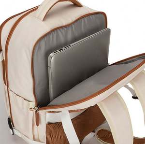 Sac à dos multifonctionnel imperméable en Oxford pour ordinateur portable avec port de charge USB intelligent et fermeture éclair, idéal pour les voyages - Product Image 4