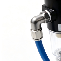 Raccords en acier inoxydable, connecteur rapide, coude à angle droit pour conduites de gaz