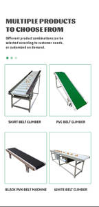 Tatmin edici eğim konveyör sistemi bölünmüş kemer taşıyıcı Belting kauçuk halat makine restoran madencilik gıda sınıfı konveyörler - Product Image 6