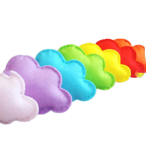 Decoración multifuncional de nubes de fieltro para bebé - Product Image 1