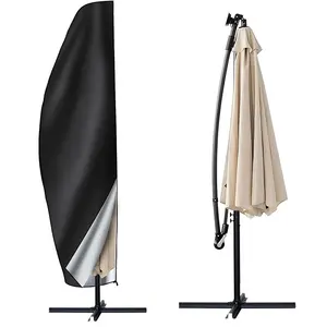 Waterproof Dust Proof Sun Protection Color Resistant Outdoor Umbrella Parasol Cover Outdoor Furniture Cover