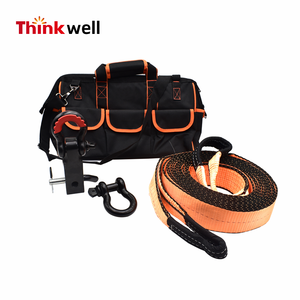 4*4 Recovery Winch <strong>Off</strong> Road Pulley Block <strong>Kit</strong> With Shackle Strap - Product Image 2