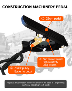 Trajes de acelerador electrónico inalámbrico para camión grúa con calidad superior - Product Image 3