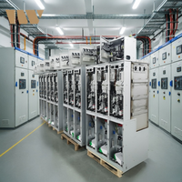 Vente en gros de matériel de commutation électrique industriel compact en métal pour intérieur, 3 phases, 12 kV, 10 kV, 630 A, isolé au gaz SF6, modulaire, IP67, RMU