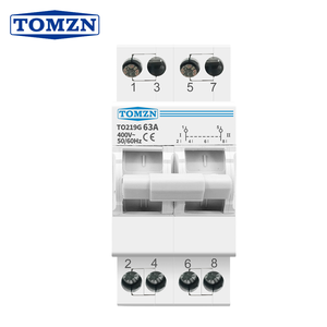 Interrupteur de transfert manuel double alimentation 2P 40A Mini MTS avec verrouillage, montage sur rail DIN, disjoncteur - Product Image 1