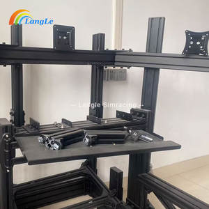 Simulateur de course automobile de jeu en aluminium anodisé <span class=keywords><strong>noir</strong></span> fabriqué en Chine pour Star Citizen DCS World - Product Image 2