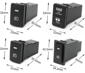 Toyota Genuine Style Dual <strong>Light</strong> <strong>Switch</strong> <strong>12V</strong> 24V Rocker Type for Prado Reiz Hilux - Waterproof on Off <strong>Button</strong> <strong>Supplier</strong> - Product Image 6