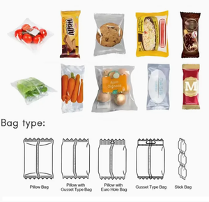 כרית קטנה אופקית כרית שקית בר לעטוף את הפשטידה עוגה ומכונת חבילת מאפה - Product Image 2