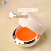 Masque hydratant pour les lèvres personnalisé, en pot, avec étiquette privée, exfoliant et masque pour les lèvres bio avec pinceau