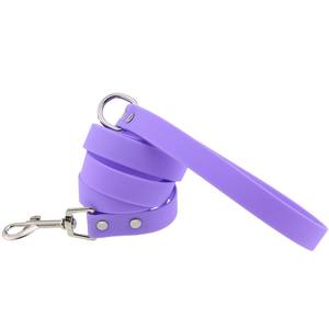 Fournitures pour animaux de compagnie, laisse de traction pour chien durable, nouvelle laisse en PVC anti-explosion avec motif solide et décoration en ruban - Product Image 3