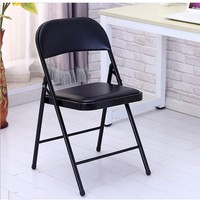 Chaise pliante en métal de style minimaliste et luxueux, avec rangement pliable - Multifonctionnelle pour le bureau, la maison, le camping en plein air