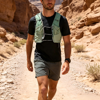Gilet de course à pied réfléchissant portable de haute qualité, sac à dos d'hydratation léger pour l'escalade, le camping, la randonnée, le marathon et le cyclisme