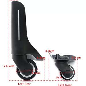 Valises souples Roues de bagage Bagage à roulettes 360 Spinner Roues de remplacement Roues de bagage Réparation de valise - Product Image 3