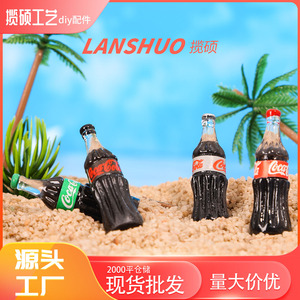 Coca-Cola <b>Miniature</b> 3D <b>Bottle</b> Resin Phone Case DIY Jewelry Accessory Mobile Decoration - Product Image 2