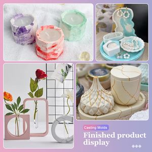 OSBANG Eco Resin <strong>Casting</strong> <strong>Powder</strong> 1kg Fast Cured Plaster <strong>Casting</strong> <strong>Powder</strong> for Beginner Easy to Demold Home Detor DIY Starter Crafts - Product Image 5