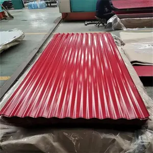 Grande stock di lamiera d'acciaio ondulata zincata in lamiera d'acciaio ondulata zincata