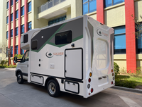 Luxe 4x4 famille RV camping-car en fibre de verre caravane maison mobile pour aventure Ecocampor