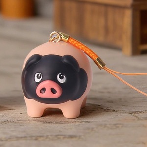 Yu Mo - Figura de Resina de Cerdo de Dos Cabezas, Caja Sorpresa, Juguete Coleccionable, Regalo, Decoración de Escritorio - Product Image 4