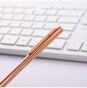 Penna a sfera con penna per firma aziendale di fascia alta Hilton Hotel con clip in metallo sottile - Product Image 5