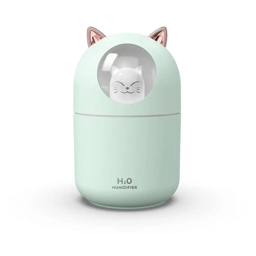 Pet Polar Siêu Âm 300Ml Dễ Thương Mini Siêu Âm Bear Tạo Độ Ẩm Cho Phòng Ngủ Với 7 Màu Led Light Humidifier Máy Giặt Không Khí