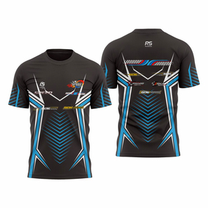 <span class=keywords><strong>Polo</strong></span> da <span class=keywords><strong>Moto</strong></span> per Corse e Gare |   Stampa digitale traspirante ad asciugatura rapida anti-UV |   Camicia unisex per adulti con bottoni e maniche corte - Product Image 4