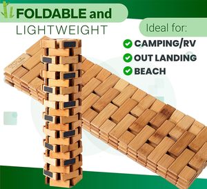 Custom Solid Eco-Friendly Natural Bamboo Shower <strong>Mat</strong> Bathroom <strong>Floor</strong> Anti slip <strong>Mats</strong> <strong>Wooden</strong> Shower <strong>Mat</strong> Bathroom Products - Product Image 4