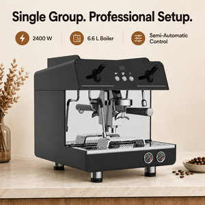 Máquina de Espresso Semiautomática de 2400 W con Caldera de Cobre de 6.6 L para Cafeterías y Restaurantes, Caldera de Gran Capacidad de 3.5 L - Product Image 3
