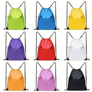 Nouveauté d'usine, sac publicitaire pliable en polyester imperméable de haute qualité, logo personnalisé, unisexe, pour le sport de football en plein air - Product Image 1