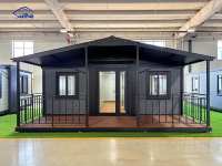 Casa Contenedor Expandible de Acero Prefabricada de 20 pies, Casa Contenedor de 2 Dormitorios