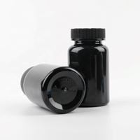 Vente en gros de nouvelles innovations 250ml PET bouteille d'emballage en plastique vide transparente bouteille de pilules de vitamine avec CRC