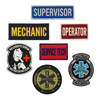 Écussons brodés personnalisés pour uniformes professionnels – Titres de poste, différentes métiers, thermocollants