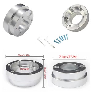 Adaptador de base de volante de aluminio de 70 mm para Logitech G29 G920 G923 para uso en juegos de carreras - Product Image 1
