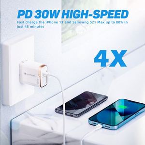 New Factory Direct Customized High Quality Single C Port PD30W Cell Phone Smart Fast Charging Head - Product Image 5