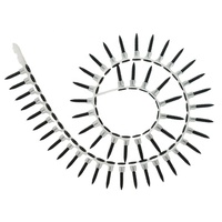 Vis à cloison sèche collées, tête trompette, filetage fin, phosphatées noires, pour plaque de plâtre 1 pouce