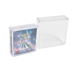 Boîte de rangement pour boosters japonais en acrylique transparent résistant aux UV avec couvercle magnétique - Product Image 1