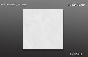 Foshan Source Factory Modern Design 40*40cm Antique Wall and Floor Ceramic <strong>Tile</strong> Full Body Marble Grey <strong>White</strong> <strong>Tile</strong>