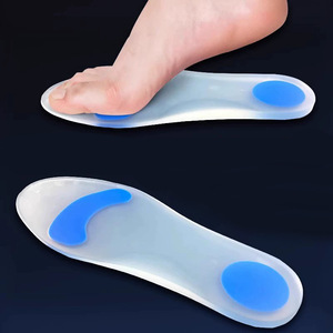 Semelles intérieures complètes en silicone de qualité industrielle pour le soulagement de la douleur au talon, l'absorption des chocs et le soutien de la voûte plantaire, adaptées aux épine calcanéenne et à la fasciite plantaire - Product Image 6