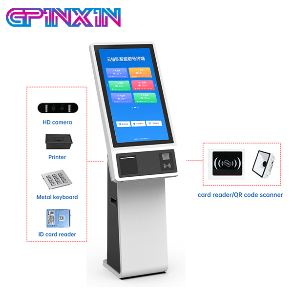 19 21.5 32 Inch Hospital Self-Checkin Kiosk Freestanding Touch Display Screen Terminal Patient Queue Kiosk OEM/ODM Manufacturer