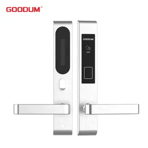 Goodum Smart Office Secure Rfid Key Card Lock Digitaal Deurslot Met Sleutelcilinder Voor Houten Deuren Voor Hotel En Zakelijk Gebruik