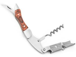 Hộp đen da trường hợp tất cả-trong-một Waiter Wine Opener với corkscrew không gỉ tip laser logo-Loại bỏ nút chai dễ dàng - Product Image 4