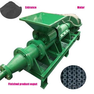 Machine à briquettes de charbon/Extrudeuse de poussière de charbon avec moteur, composant essentiel pour la fabrication de charbon à base de bâtonnets de jute - Product Image 3
