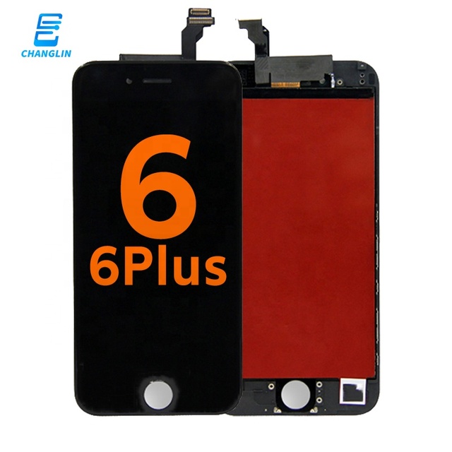 Wholesale Lcd Display for iphone 6 Plus Zy Touch Screen White Black De Original Panel Mobile Phone Spare Parts Para 6+