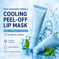 Masque Lèvres Peel-Off Hydratant au Collagène, Végétalien et Bio, Marque Privée, Faible MOQ, Vente en Gros