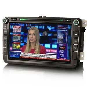 Alle In Een Wince Erisin ES7285V MTK3360 Dual Core 8 "Audio Auto Gps Voor Vw Seat Skoda Met Radio tuner Rds