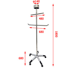 Changrui Independent Lead Clothing <b>Rack</b>, Floor-Standing Lead Clothing <b>Rack</b>, Stainless Steel Load-Bearing, Strong Radiation - Product Image 1