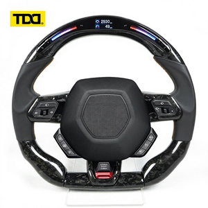 Volante de fibra de carbono TDD LED para Lamborghini Huracan Gallardo URUS, volante personalizado - Product Image 1