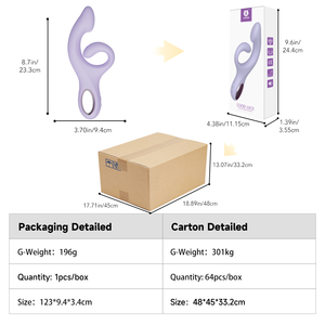 S-hande - Estimulador de Clítoris Doble OEM de Alta Gama, 9 Frecuencias, Vibrador Flexible de Punto <span class=keywords><strong>G</strong></span>, Juguete Sexual para Mujeres - Product Image 6